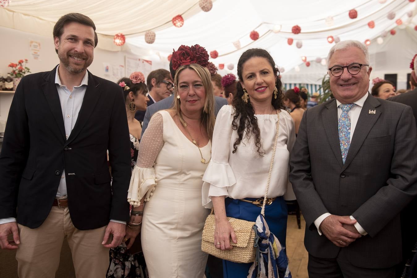 Recepciones oficiales en el miércoles de Feria. VANESSA GÓMEZ / MAYA BALANYA