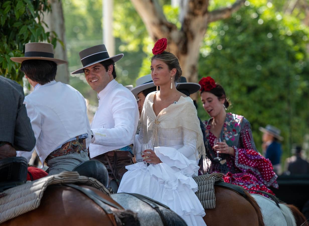 Ambiente durante el viernes de la Feria de Sevilla 2022. CRISTINA GÓMEZ