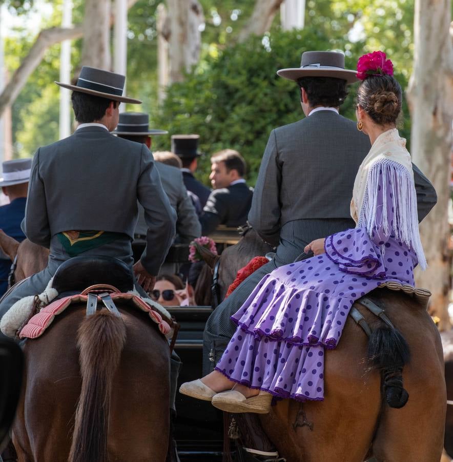 Ambiente durante el viernes de la Feria de Sevilla 2022. CRISTINA GÓMEZ