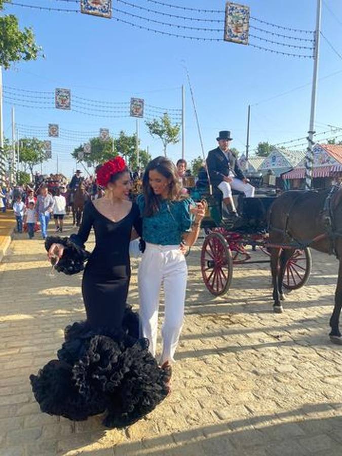 Foto de los lectores de ABC de la Feria de Sevilla 2022. ABC