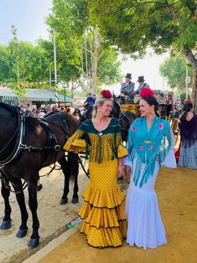 Foto de los lectores de ABC de la Feria de Sevilla 2022. ABC