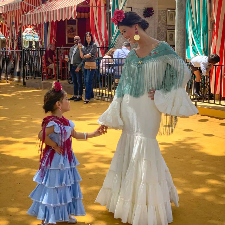 Foto de los lectores de ABC de la Feria de Sevilla 2022. ABC