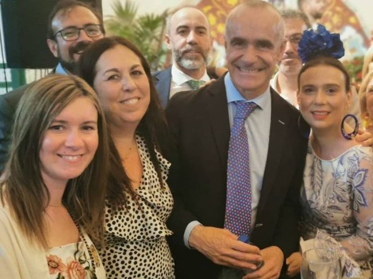 Foto de los lectores de ABC de la Feria de Sevilla 2022. ABC