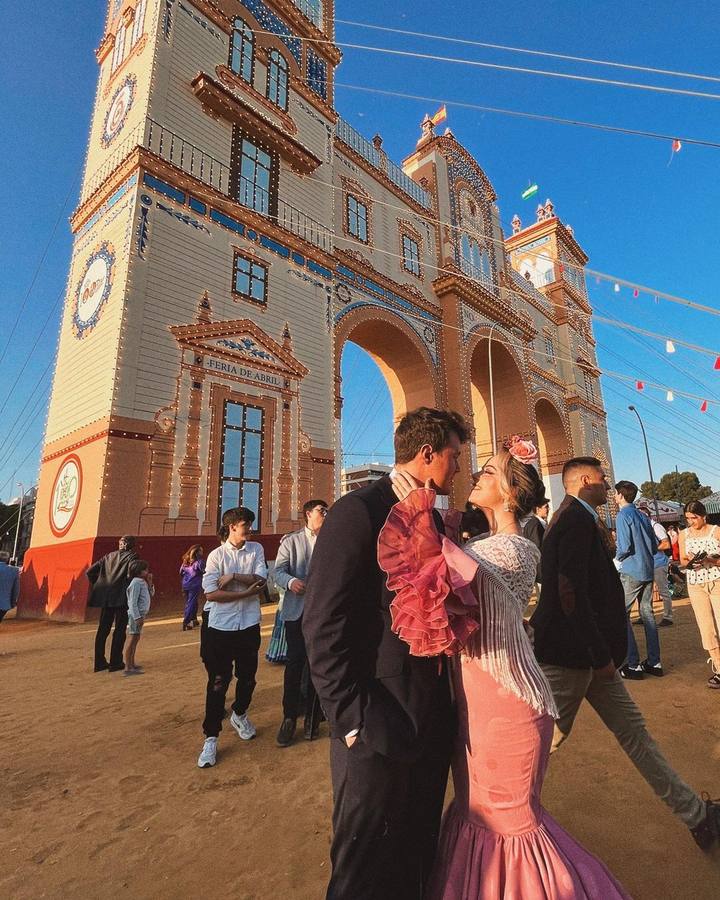 Foto de los lectores de ABC de la Feria de Sevilla 2022. ABC