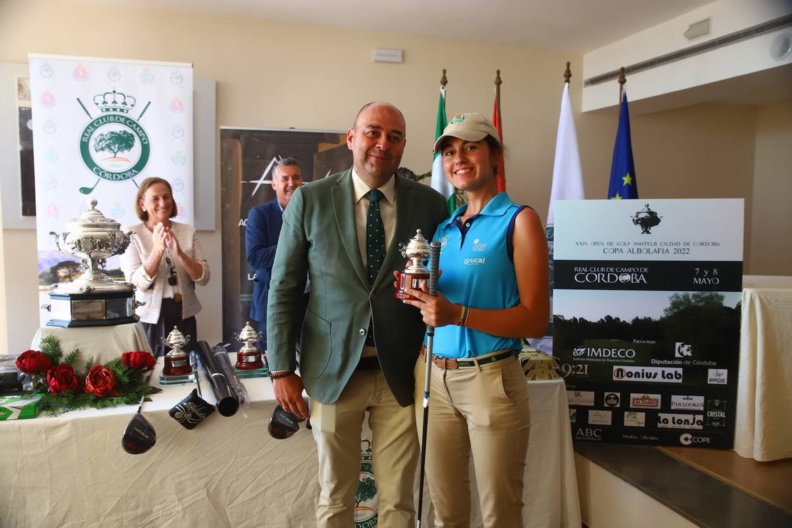 La entrega de premios y la última jornada de la Copa Albolafia de golf en Córdoba, en imágenes