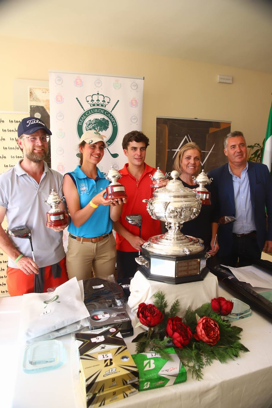 La entrega de premios y la última jornada de la Copa Albolafia de golf en Córdoba, en imágenes