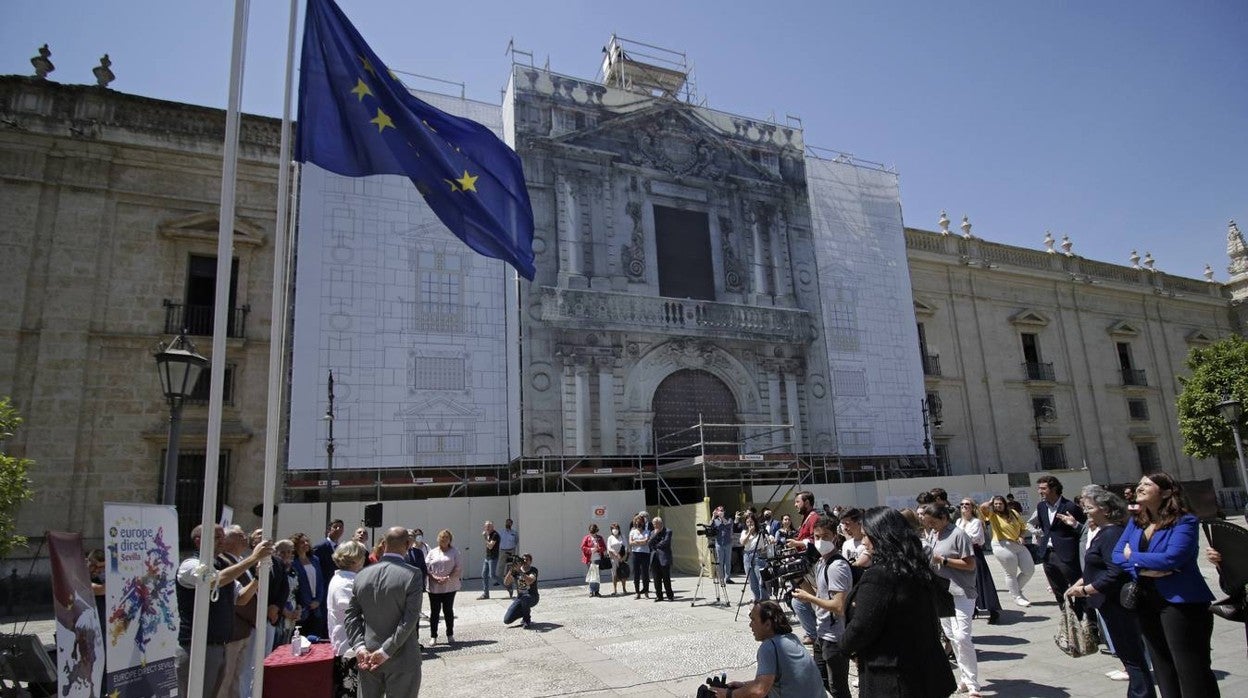 Las imágenes del homenaje de la Universidad de Sevilla por el Día de Europa