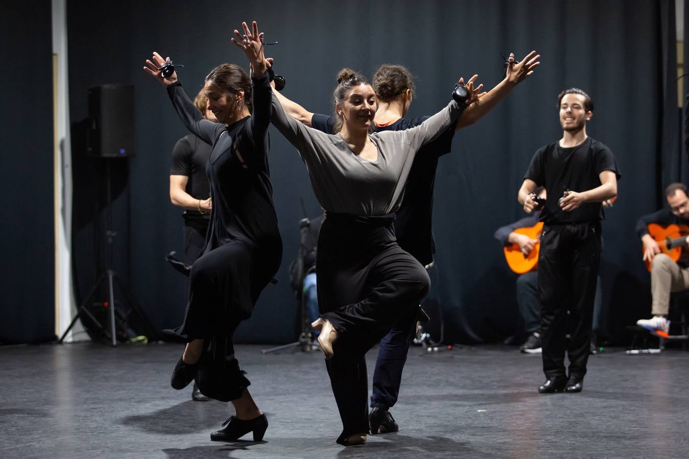 Masterclass del Ballet Flamenco de Andalucía con alumnos de Secundaria. VANESSA GÓMEZ