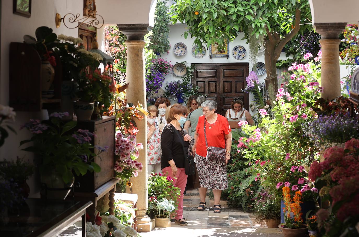 La ruta de patios de San Lorenzo de Córdoba, en imágenes