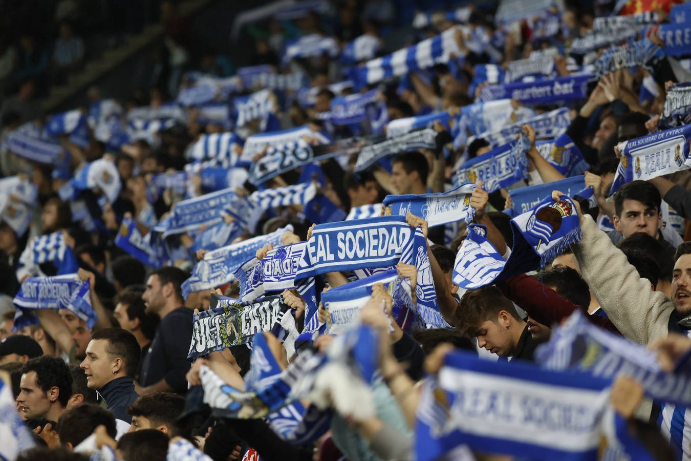 Las imágenes del Real Sociedad - Cádiz