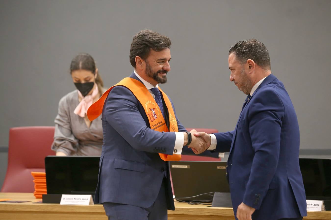 Acto de homenaje a los egresados ilustres de la facultad de Económicas y Empresariales de Sevilla. ROCÍO RUZ