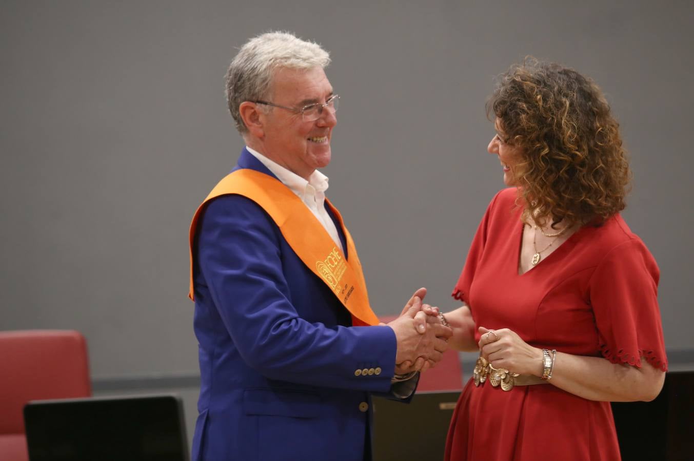 Acto de homenaje a los egresados ilustres de la facultad de Económicas y Empresariales de Sevilla. ROCÍO RUZ