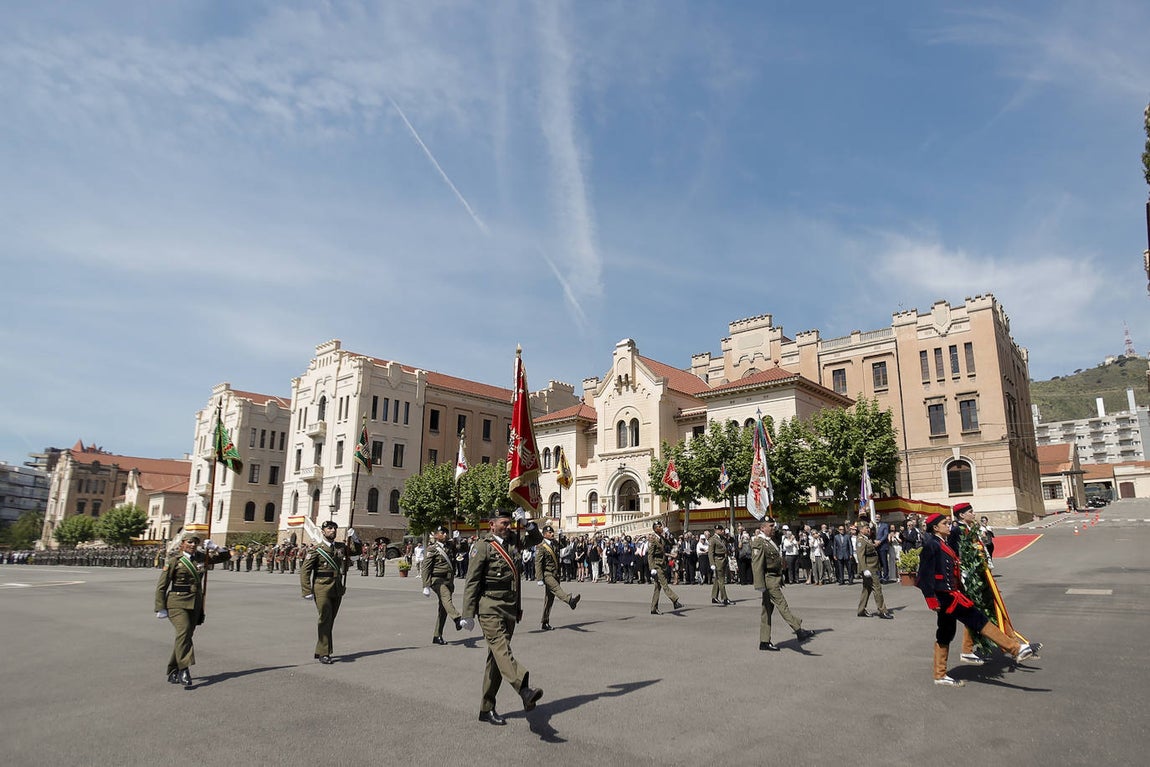 La Jura de Bandera regresa a Barcelona tras dos años de pandemia