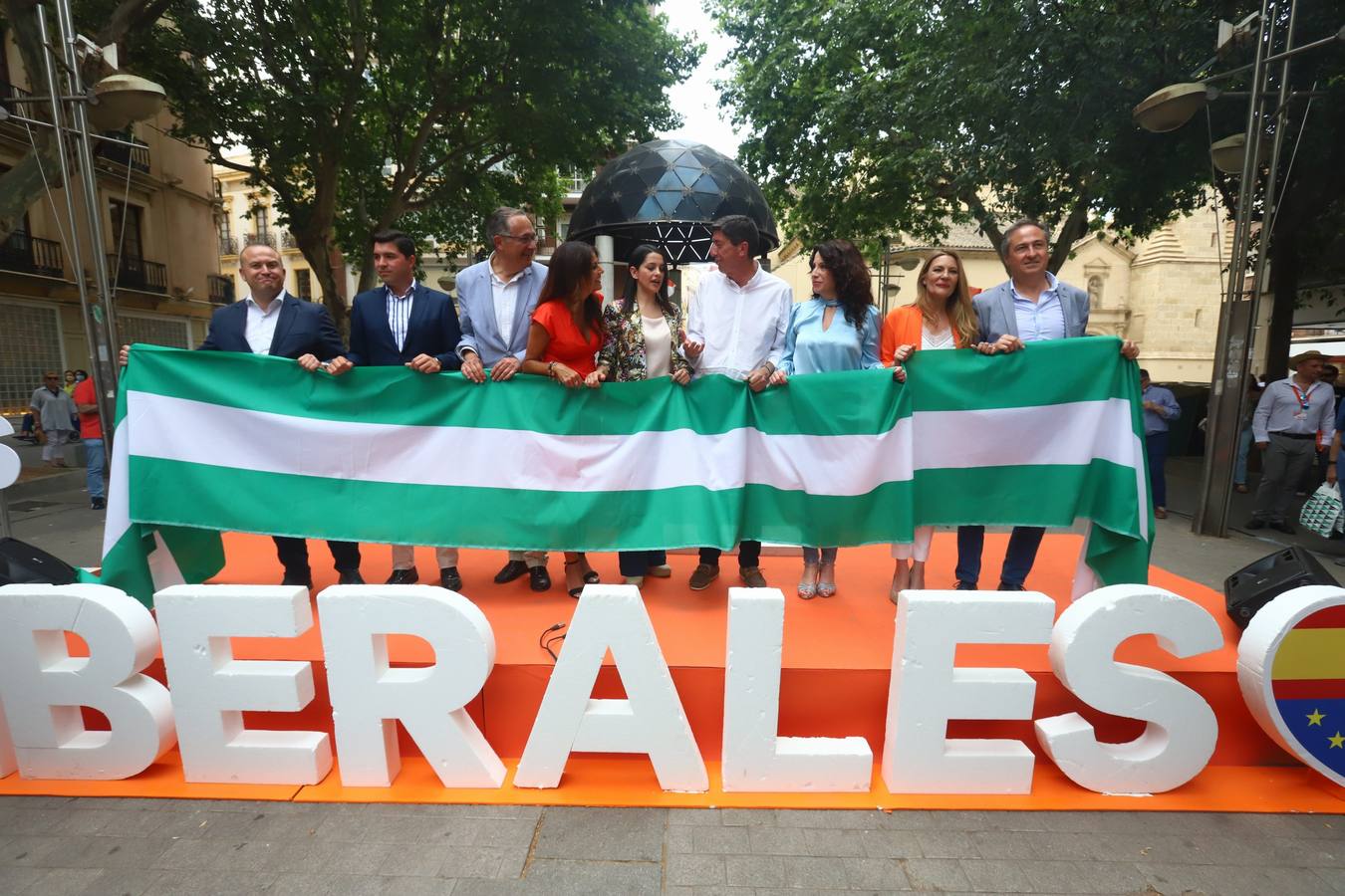 En imágenes, la presentación de los candidatos de Ciudadanos a las elecciones andaluzas