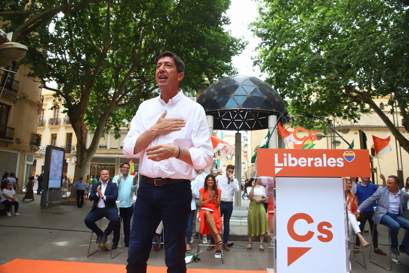 En imágenes, la presentación de los candidatos de Ciudadanos a las elecciones andaluzas