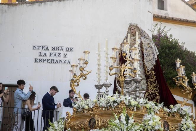 La procesión de la Virgen de la Paz en Córdoba, en imágenes