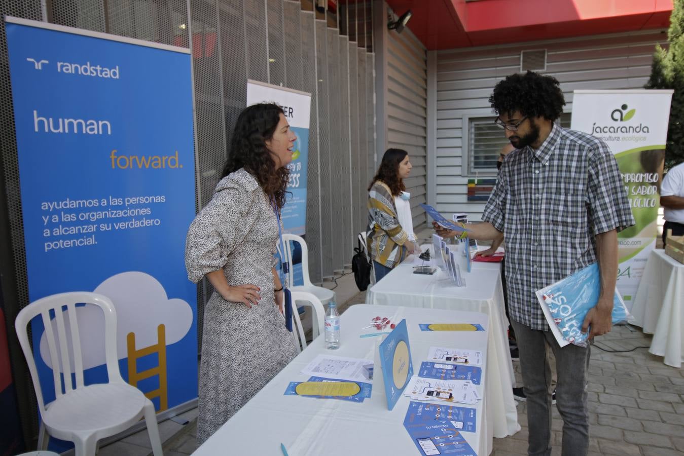 Feria de Empleo del Polígono Sur de Sevilla. JUAN FLORES