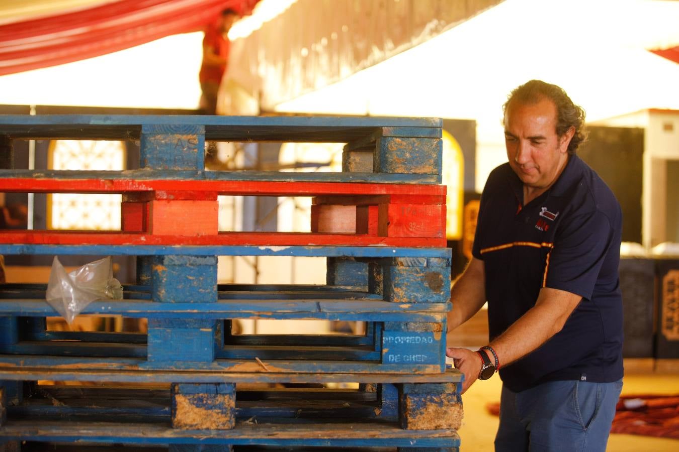 Los preparativos de la Feria de Córdoba, en imágenes