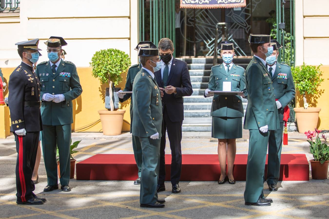 Celebración del aniversario de la Guardia Civil en el cuartel de Eritaña. VANESSA GÓMEZ