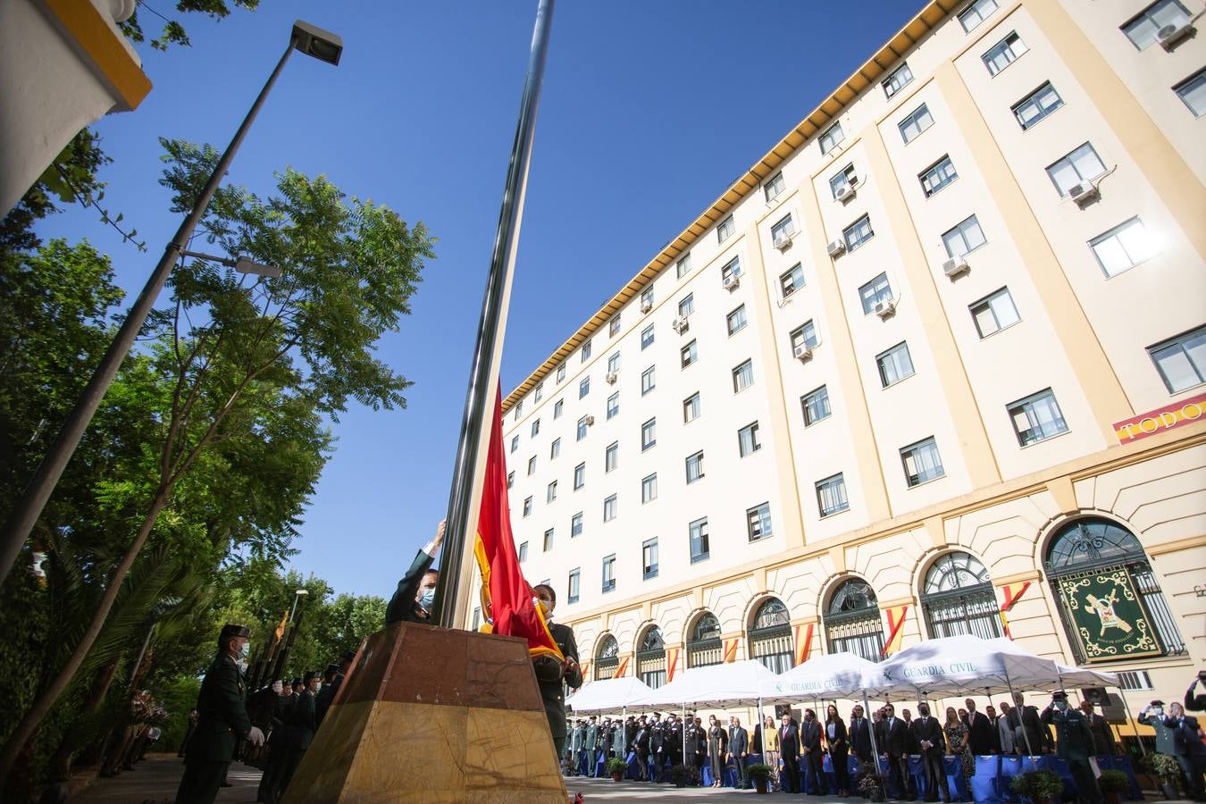 Celebración del aniversario de la Guardia Civil en el cuartel de Eritaña. VANESSA GÓMEZ