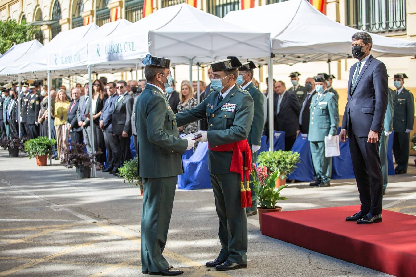 Celebración del aniversario de la Guardia Civil en el cuartel de Eritaña. VANESSA GÓMEZ