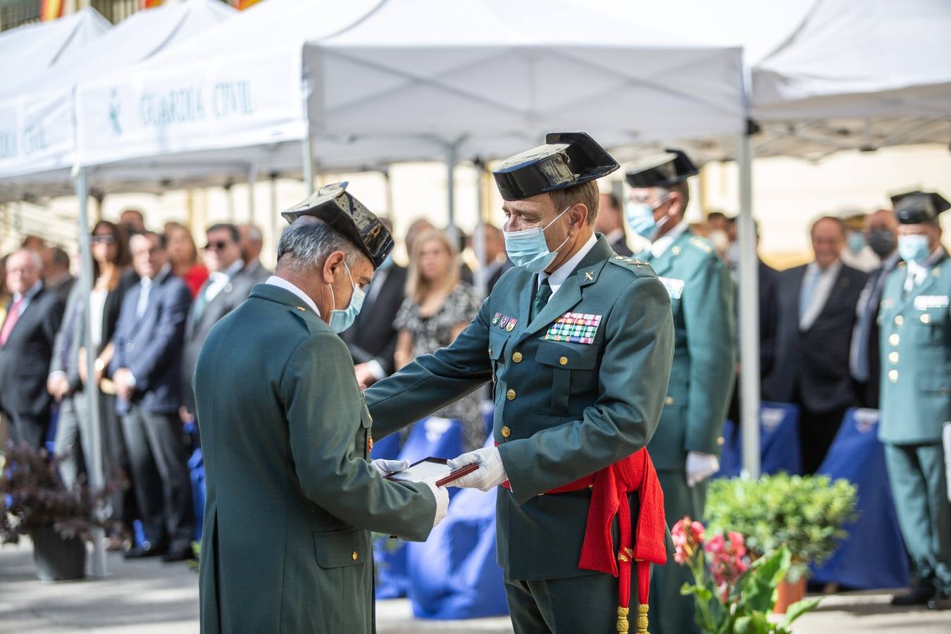 Celebración del aniversario de la Guardia Civil en el cuartel de Eritaña. VANESSA GÓMEZ