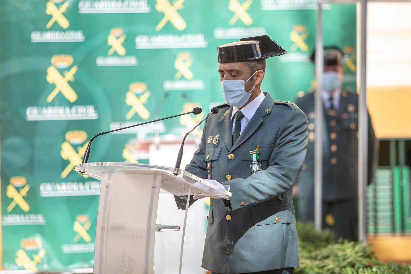 Celebración del aniversario de la Guardia Civil en el cuartel de Eritaña. VANESSA GÓMEZ