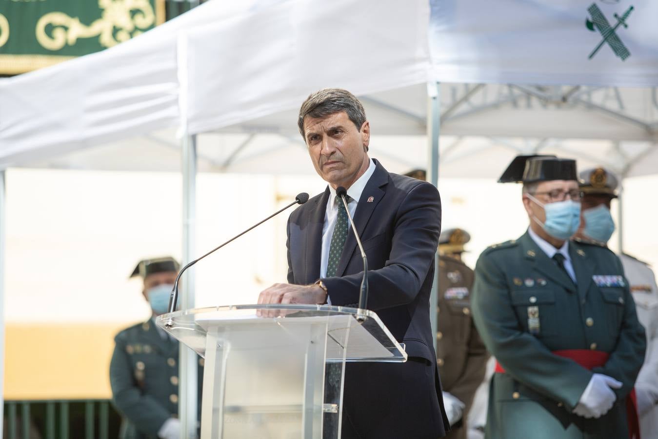 Celebración del aniversario de la Guardia Civil en el cuartel de Eritaña. VANESSA GÓMEZ