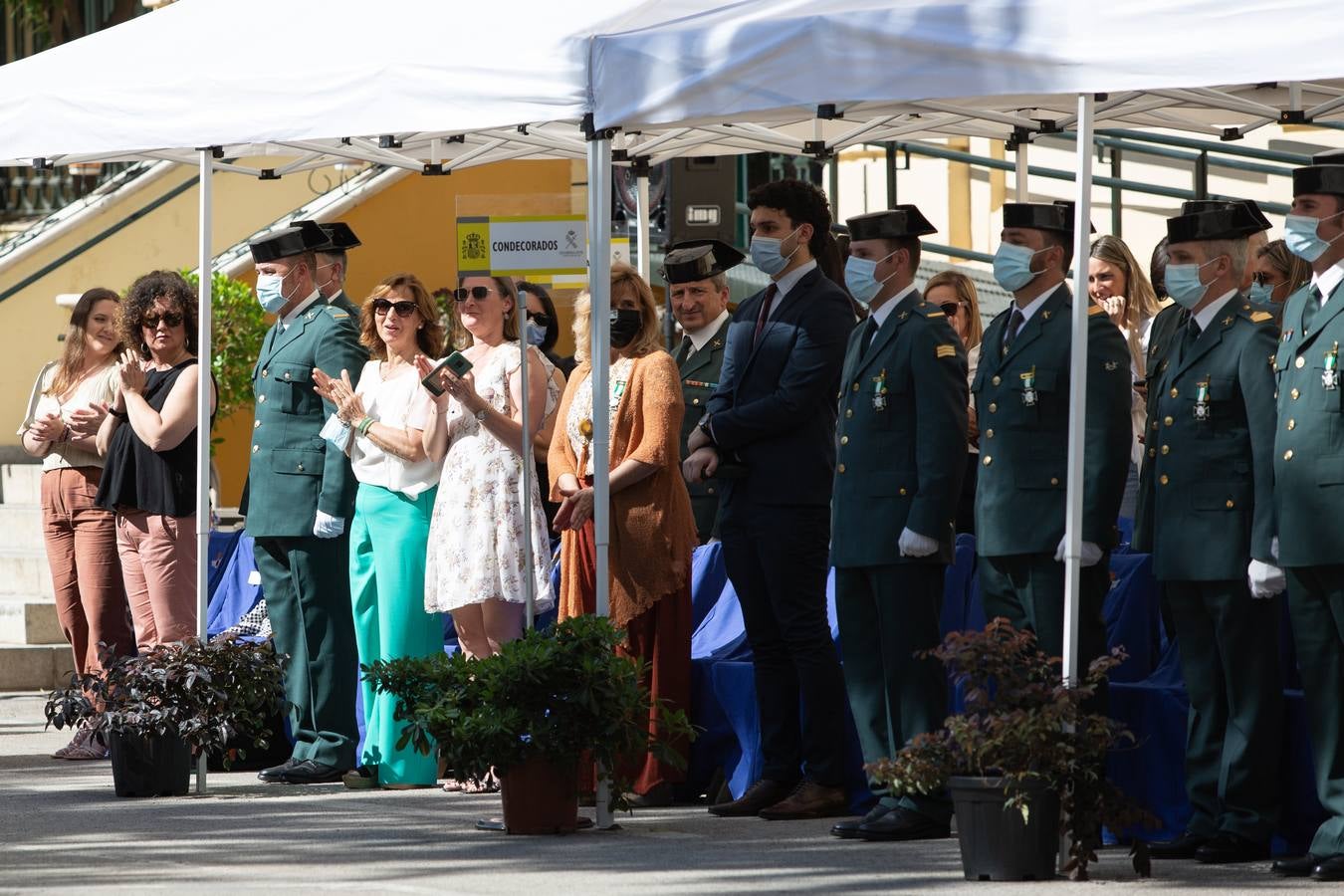 Celebración del aniversario de la Guardia Civil en el cuartel de Eritaña. VANESSA GÓMEZ