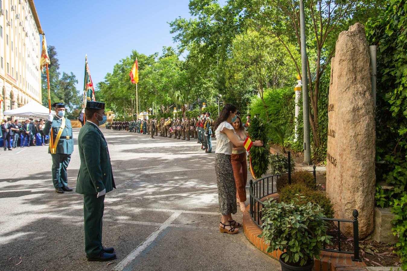 Celebración del aniversario de la Guardia Civil en el cuartel de Eritaña. VANESSA GÓMEZ