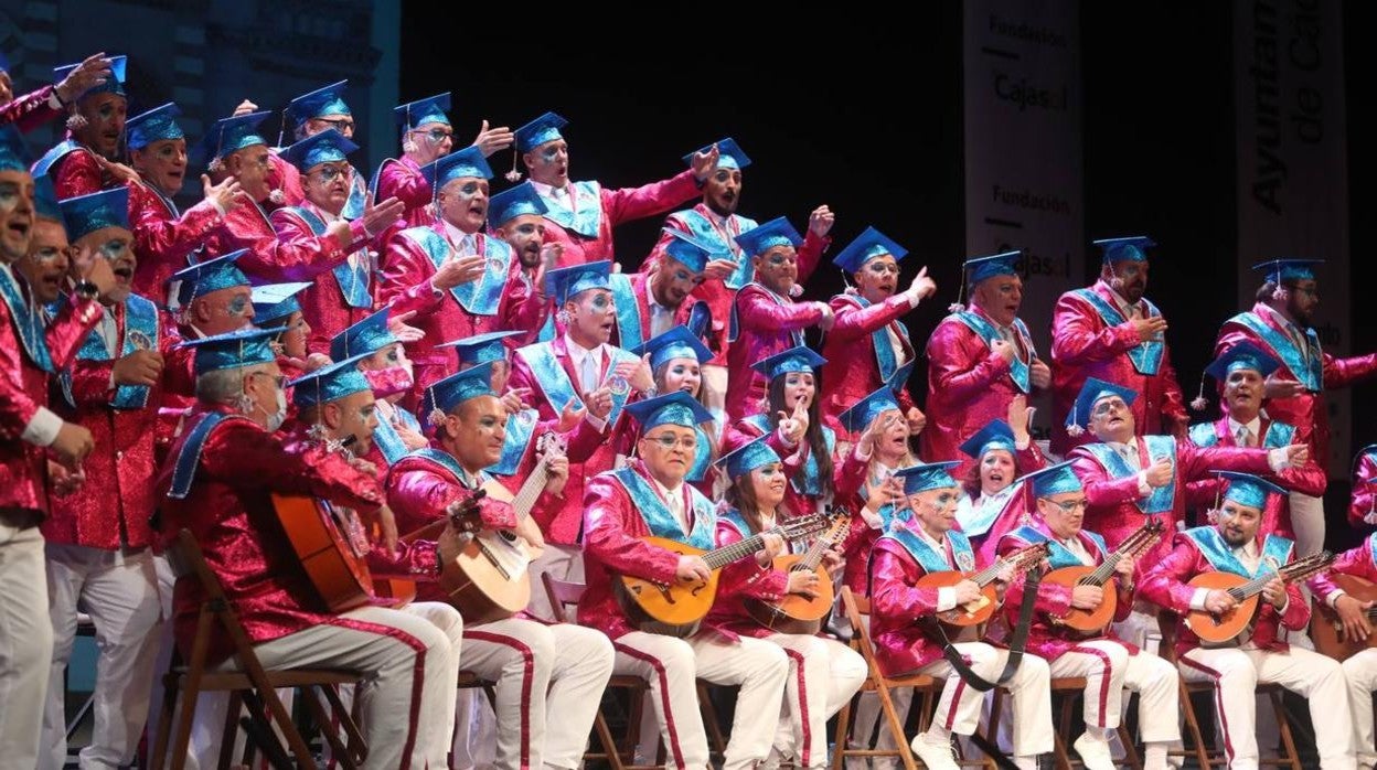 Fotos: Coro &#039;Carrera oficial&#039; en el COAC 2022. Carnaval de Cádiz