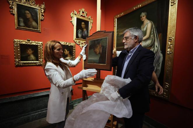 La presentación del retrato de Rafael Romero Pellicer en Córdoba, en imágenes