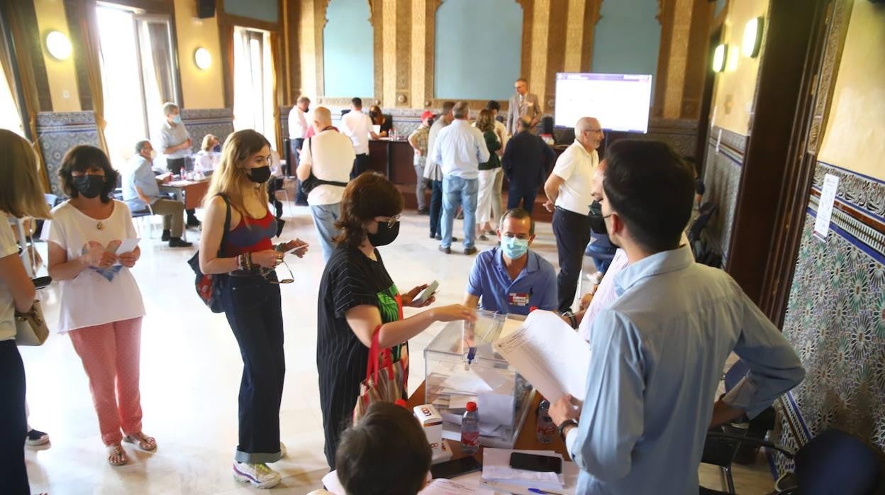 Las elecciones a rector en la Universidad de Córdoba, en imágenes