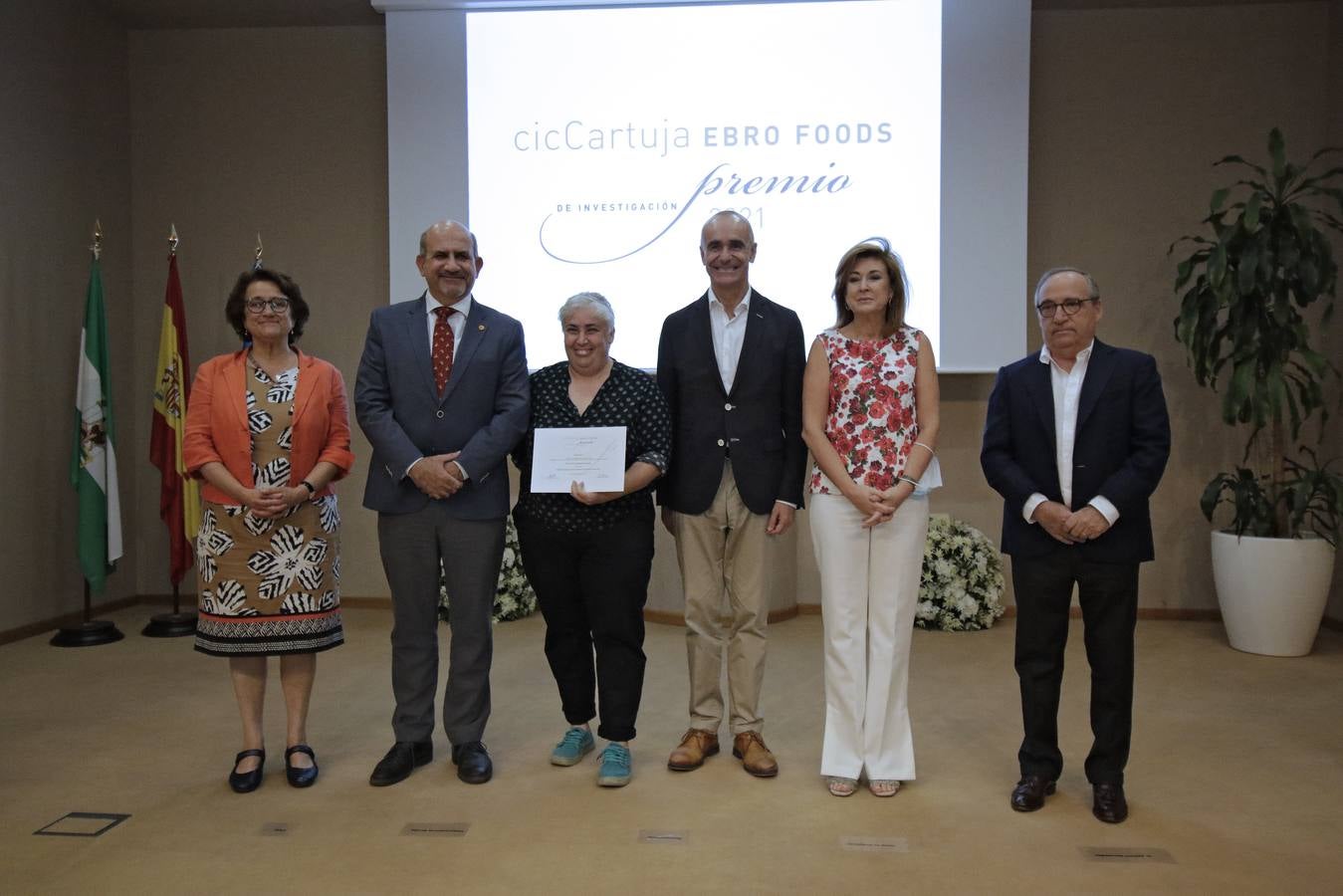 Entrega de los premios cicCartuja Ebro Foods a jóvenes investigadores