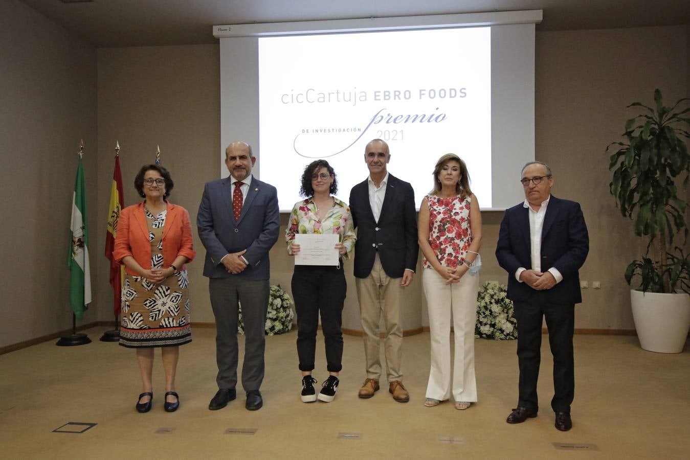 Entrega de los premios cicCartuja Ebro Foods a jóvenes investigadores