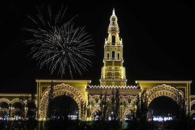 El encendido del alumbrado de la Feria de Córdoba 2022, en imágenes