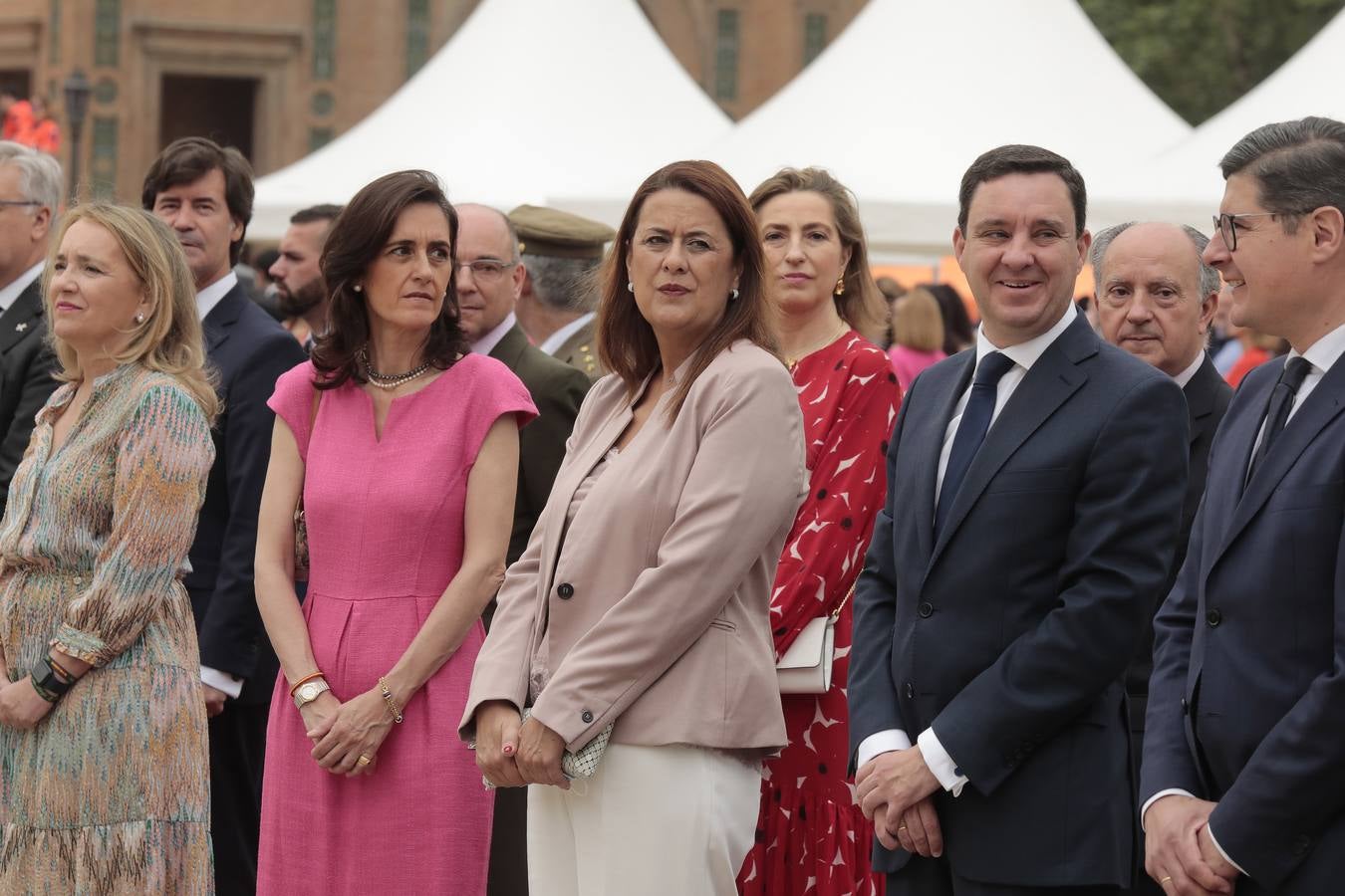 En imágenes, jura de bandera en la Plaza España