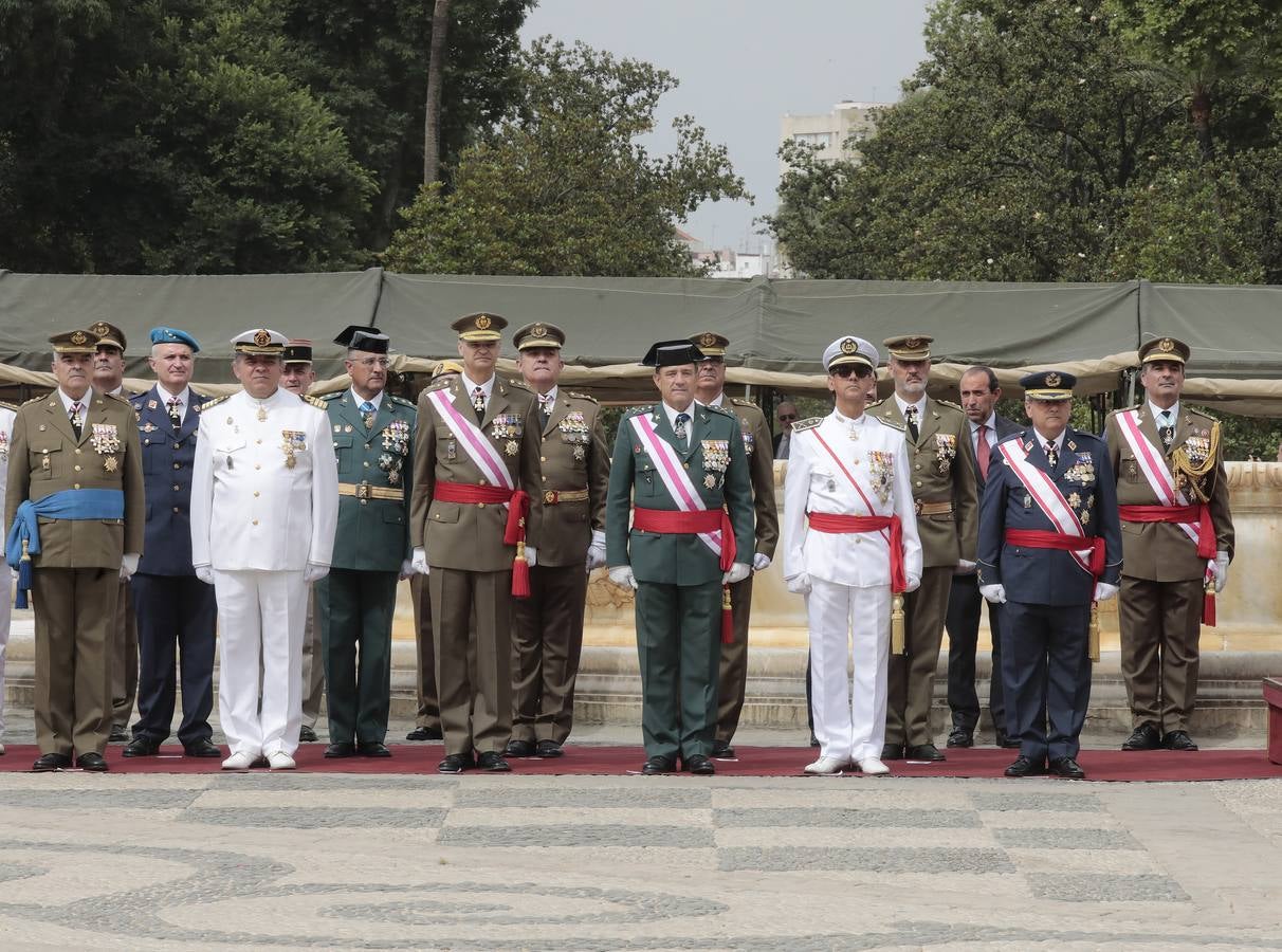 En imágenes, jura de bandera en la Plaza España