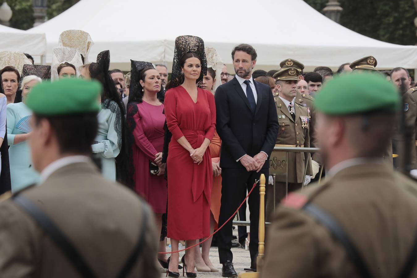 En imágenes, jura de bandera en la Plaza España