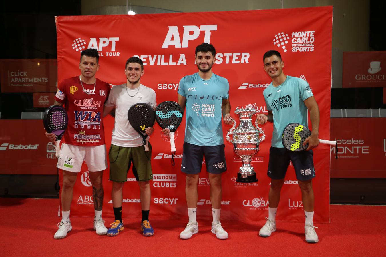 Dal Bianco-Arce conquistan la final masculina del Global APT Sevilla Master 2022, en imágenes