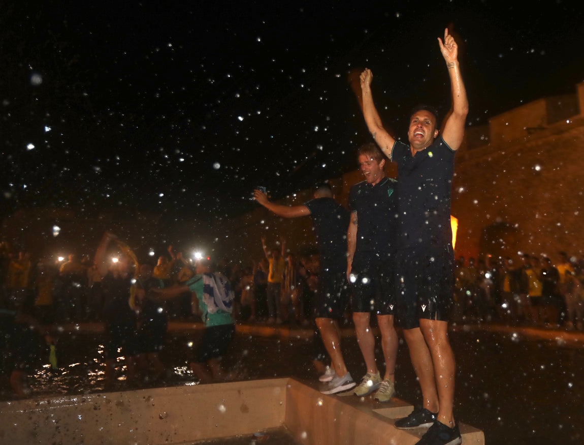 La celebración del Cádiz CF con su afición en imágenes