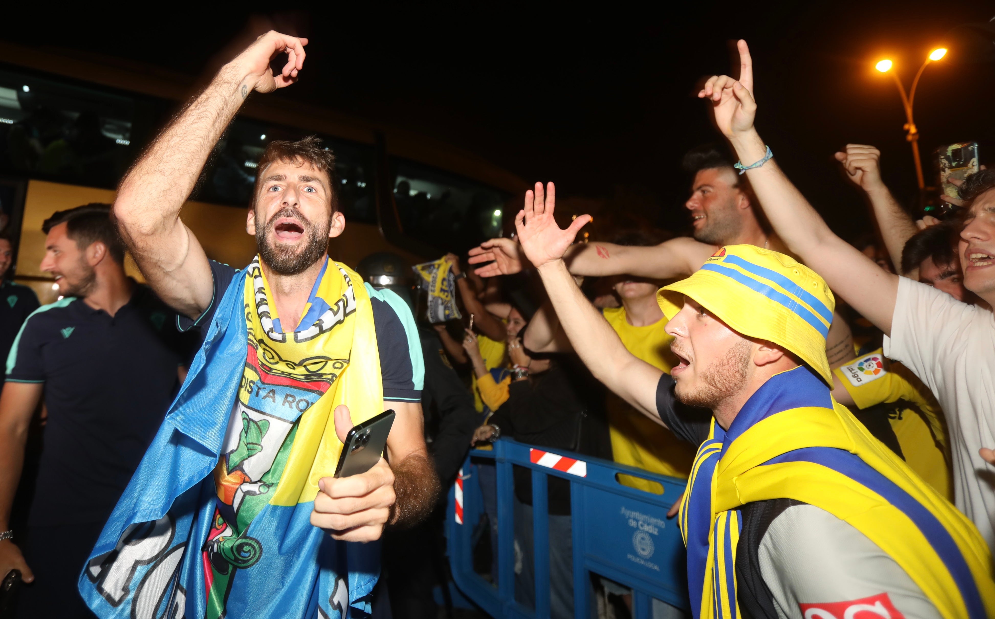 La celebración del Cádiz CF con su afición en imágenes