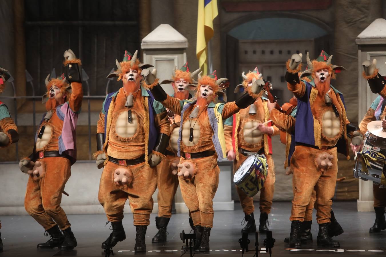 Fotos: Chirigota &#039;La legionaria&#039; en el COAC 2022. Carnaval de Cádiz