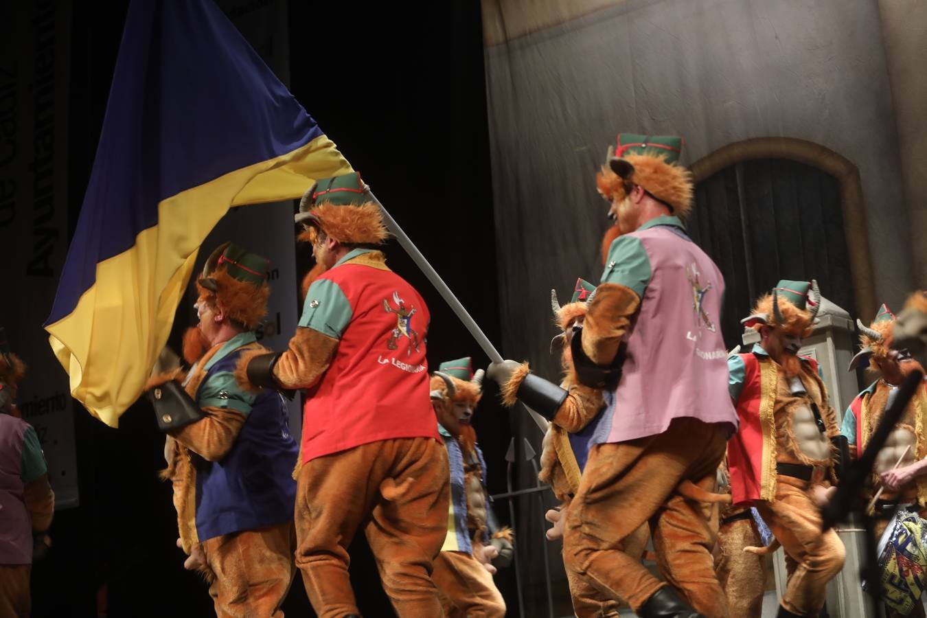 Fotos: Chirigota &#039;La legionaria&#039; en el COAC 2022. Carnaval de Cádiz