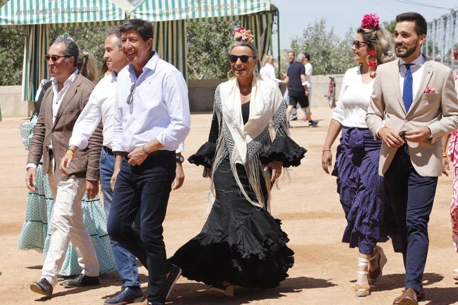 La visita del vicepresidente de la Junta, Juan Marín, a la Feria de Córdoba, en imágenes