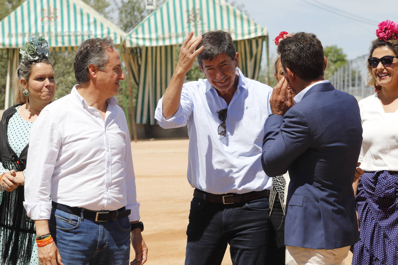 La visita del vicepresidente de la Junta, Juan Marín, a la Feria de Córdoba, en imágenes