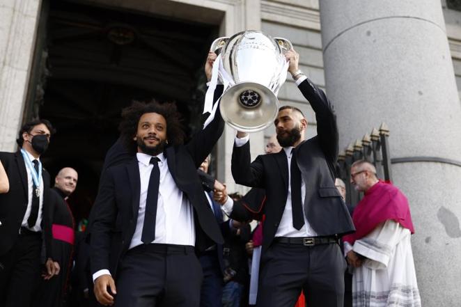 El Real Madrid celebra la Champions con la afición, en imágenes