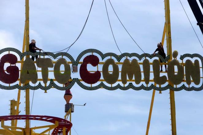 El desmontaje de la Feria de Córdoba, en imágenes