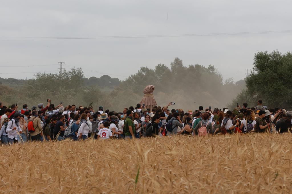 La Virgen del Rocío ya va camino de la aldea