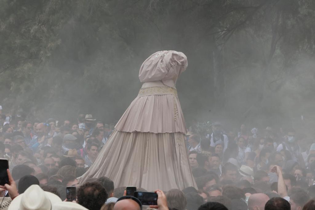 La Virgen del Rocío ya va camino de la aldea